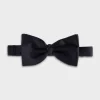 Navy Silk Bow Tie