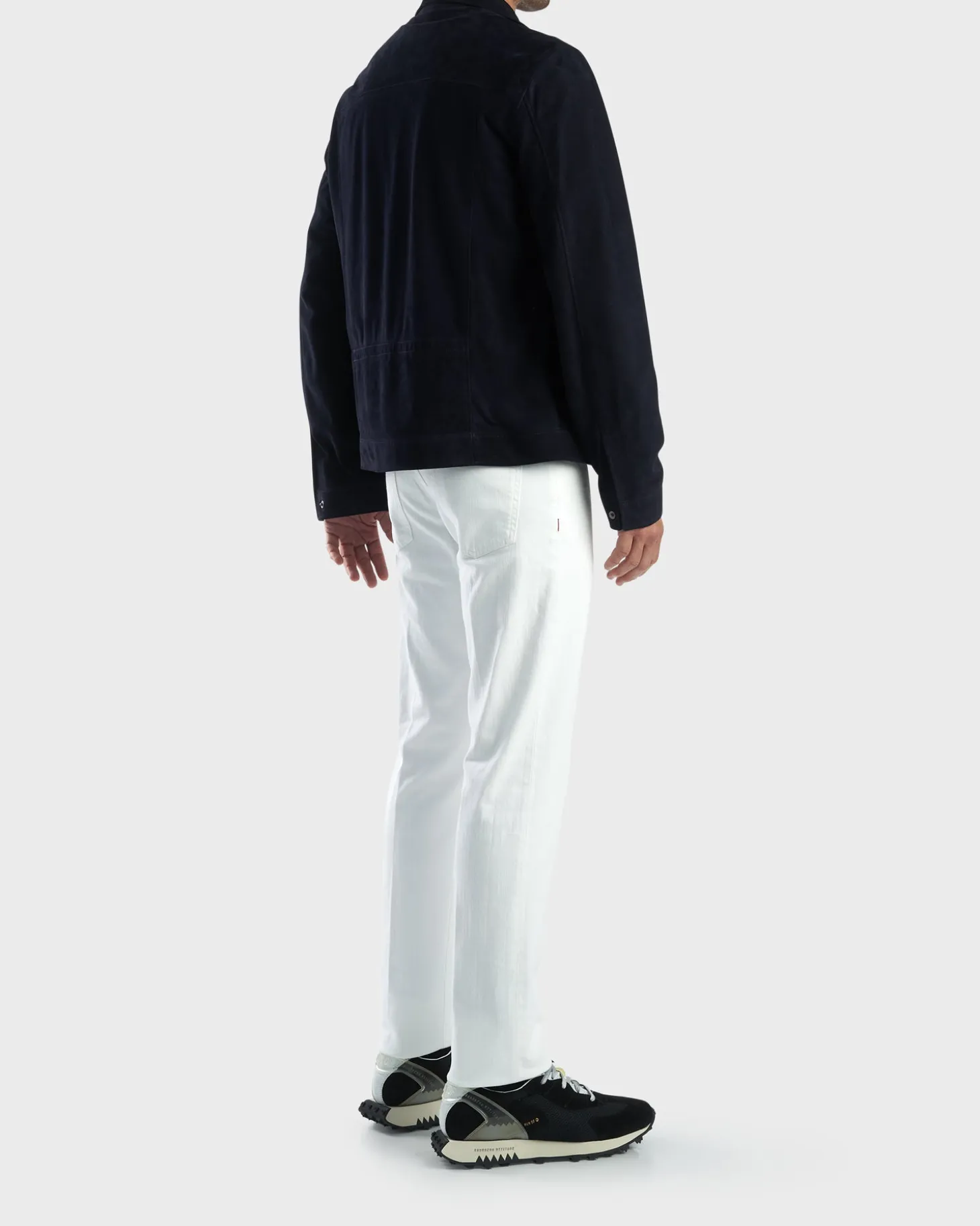 Navy Suede Jacket