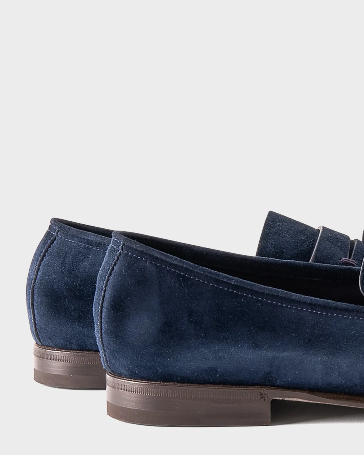 Navy Suede L'Asola Loafers