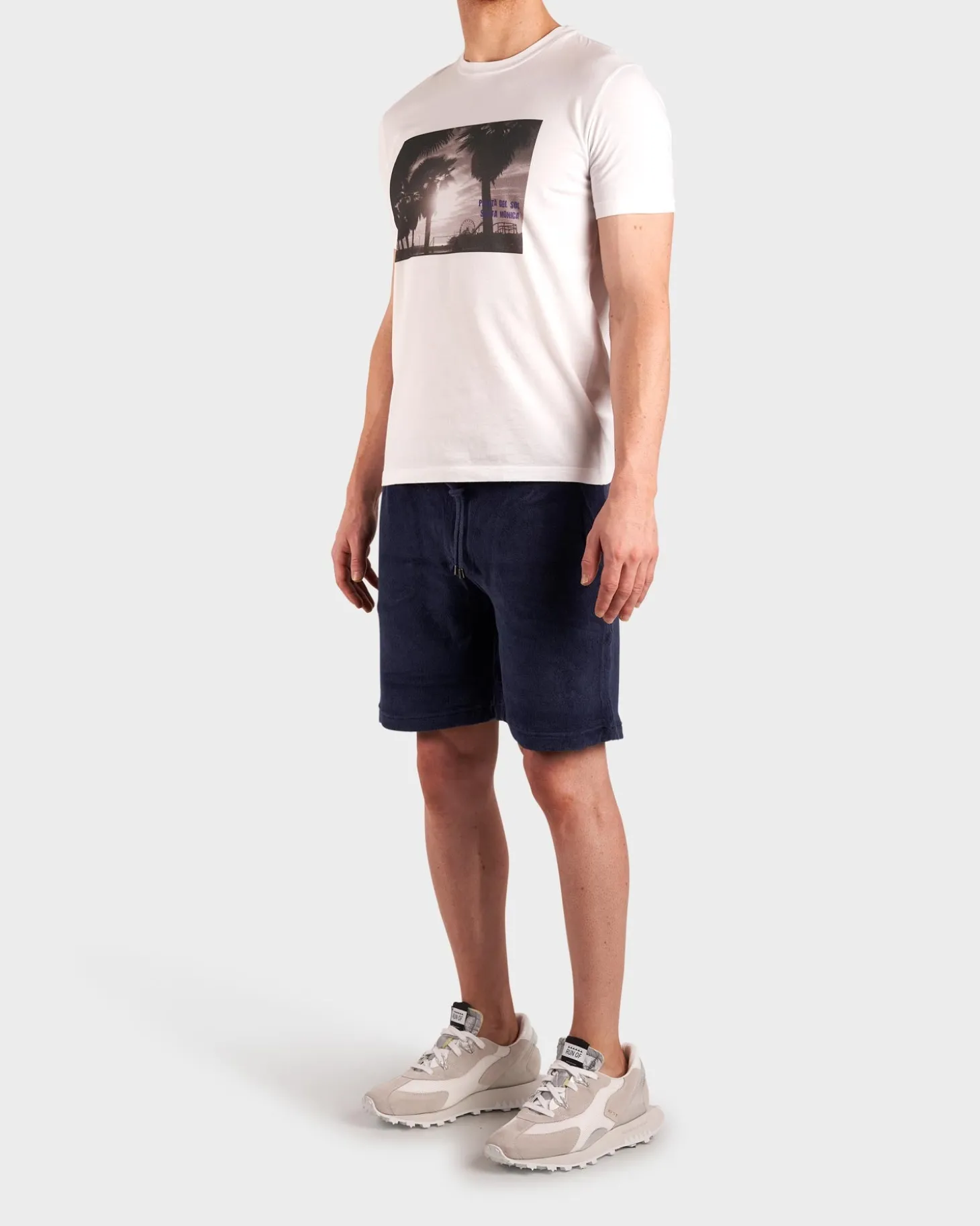 Navy Terry Towelling Shorts