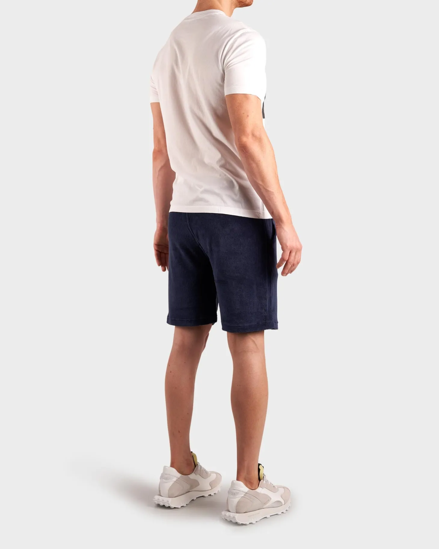Navy Terry Towelling Shorts