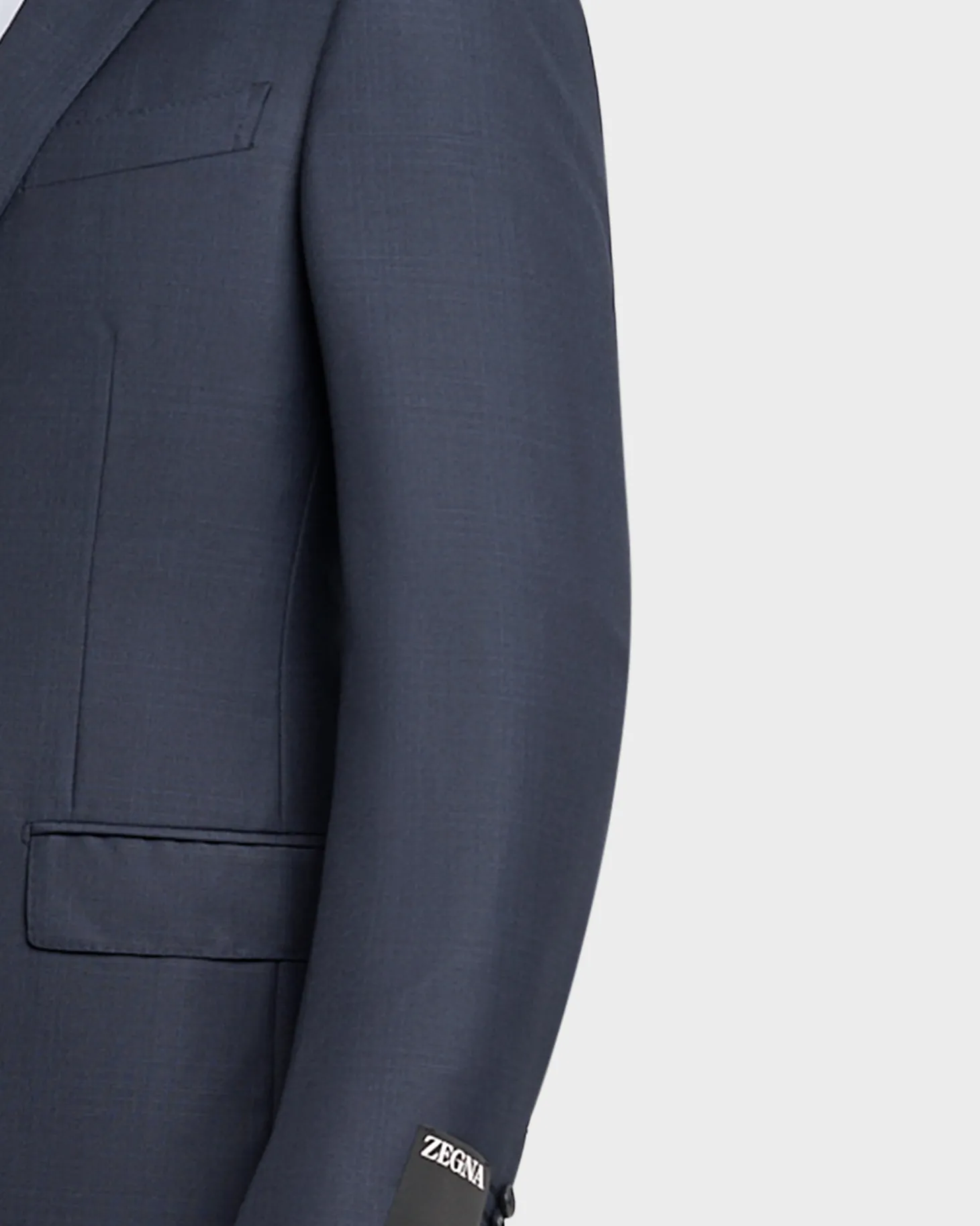 Navy Tonal Prince Of Wales Check Wool Suit
