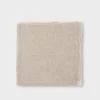 Oatmel Linen Frayed Edge Scarf