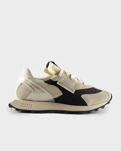 Off White And Black Bodrum Sneakers