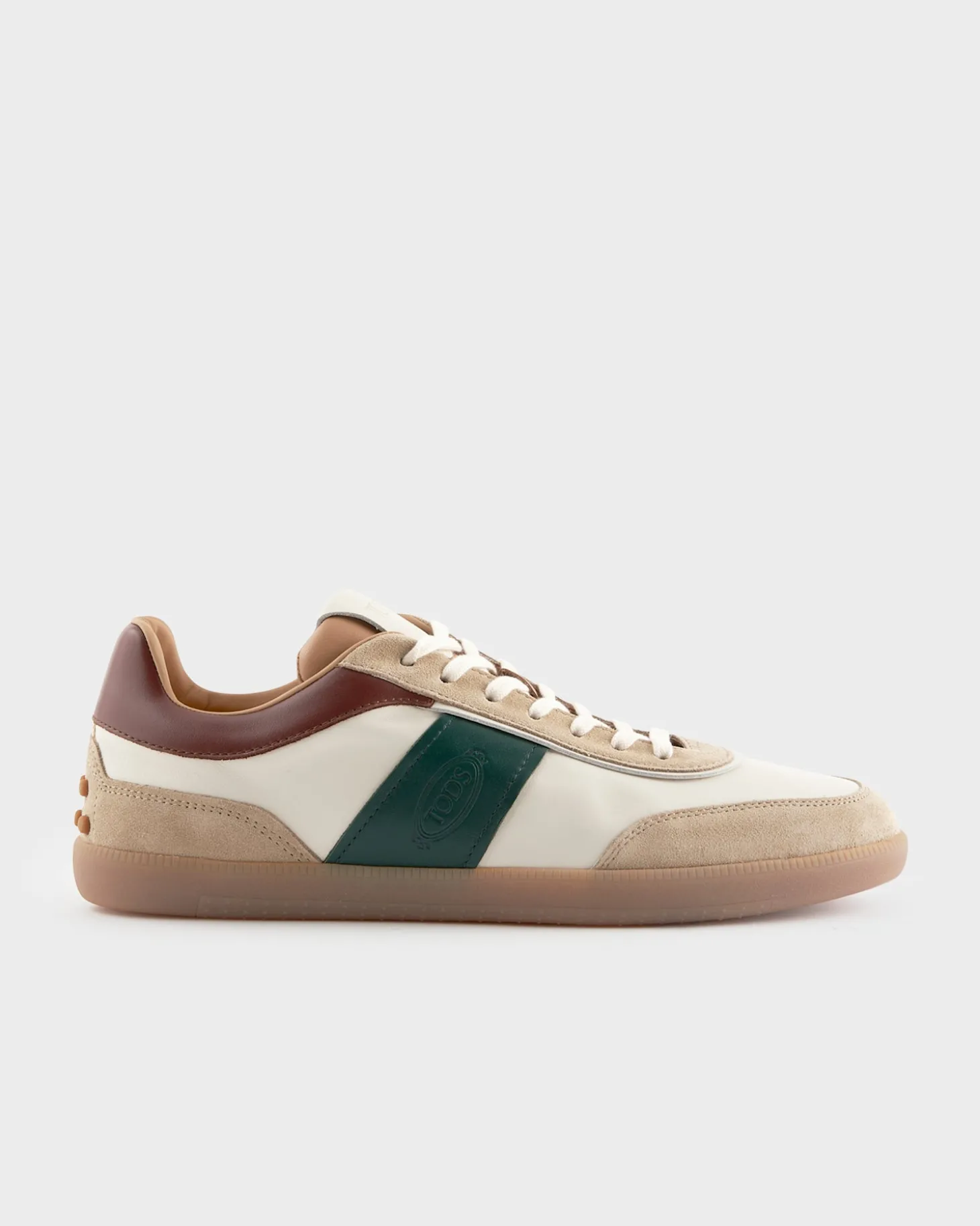 Off White Blue Brown Tabs Sneakers