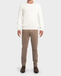 Off-White Ribbed Cashmere Sweater