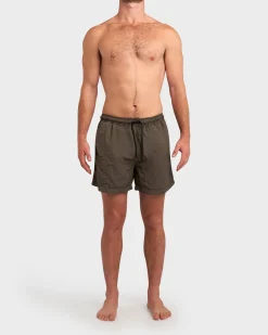 Olive Green Swim Shorts