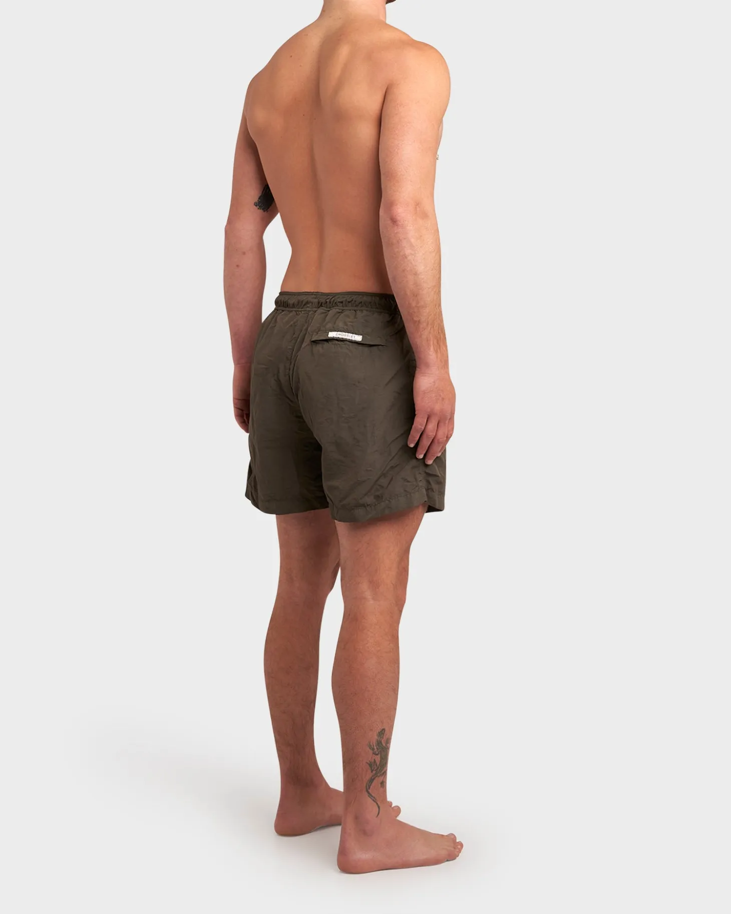 Olive Green Swim Shorts