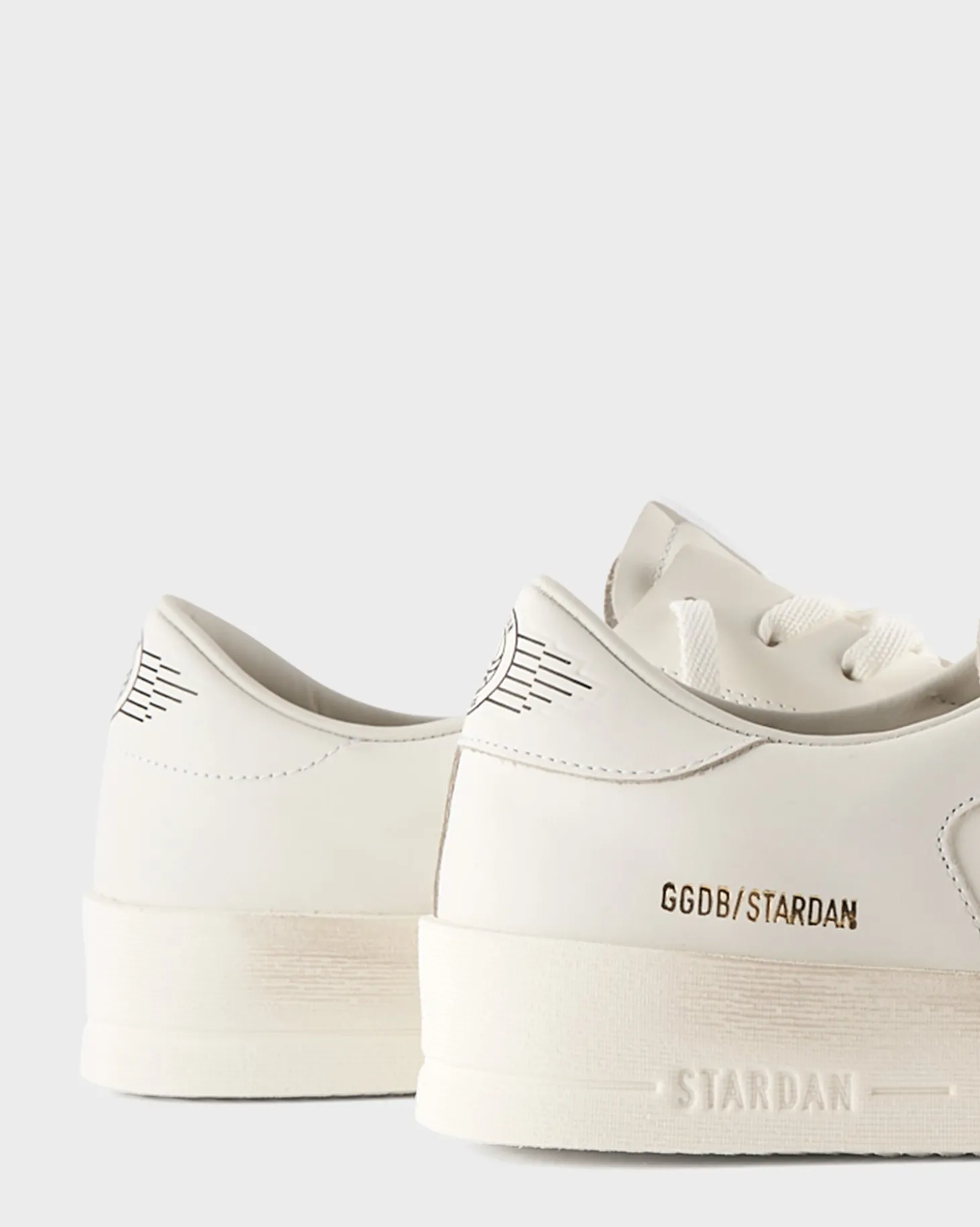 Optic White Stardan Leather Sneakers