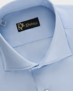 Pale Blue Cotton Poplin Shirt