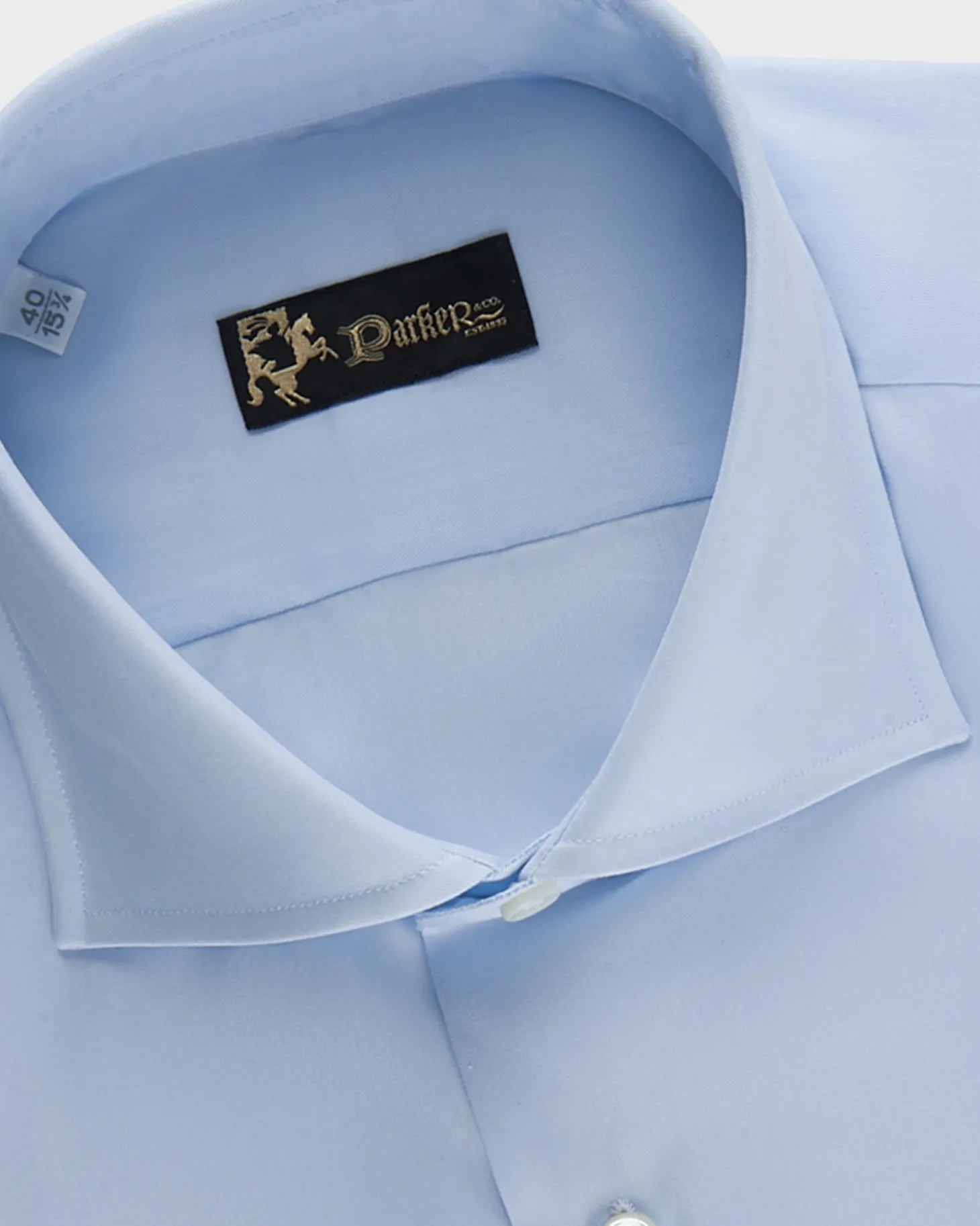 Pale Blue Cotton Poplin Shirt