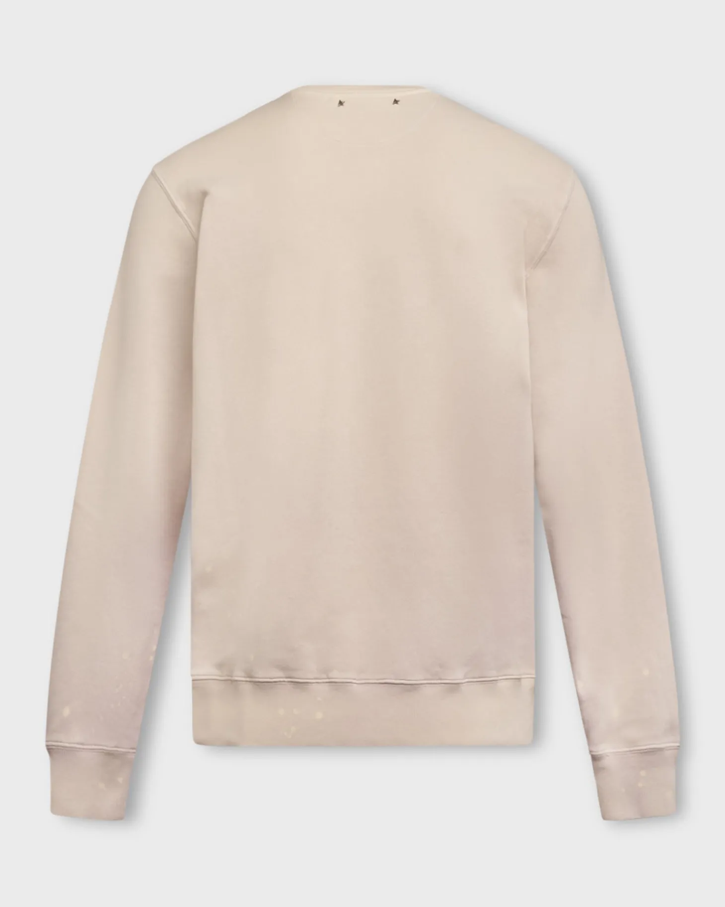 Pale Pink Distressed Golden Sweater