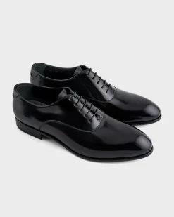 Patent Leather Lace Up Dinner Shoes