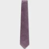 Pink And Black Jacquard Texture Silk Tie