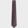 Pink And Black Micropattern Tie