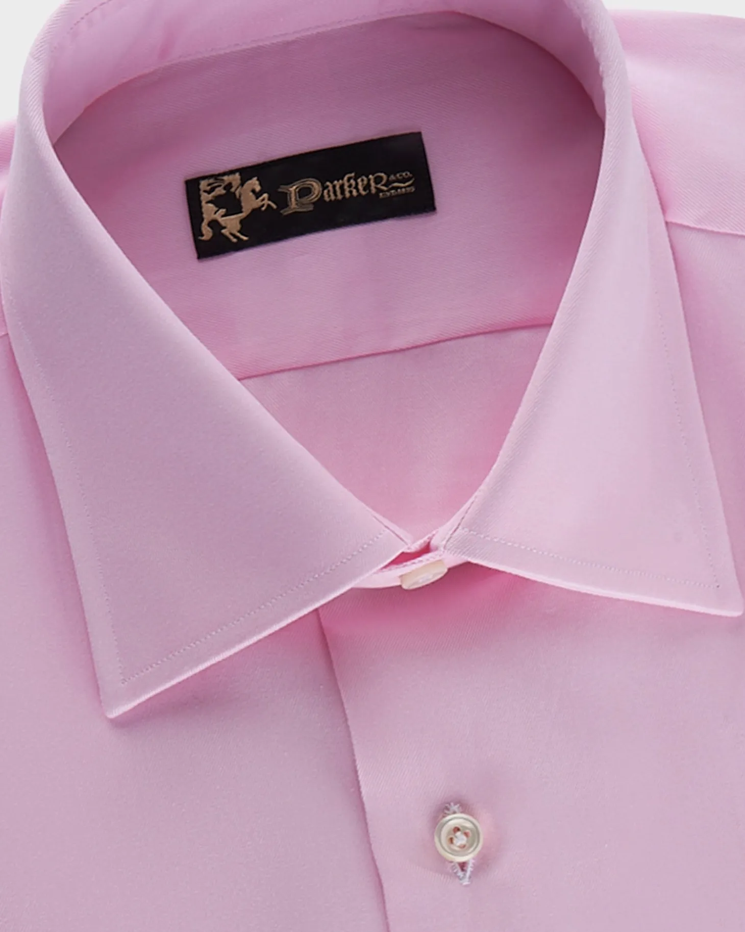 Pink Cotton Twill Shirt
