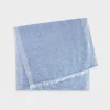 Powder Blue Linen Scarf