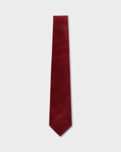 Red And Black Abstract Pattern Tie