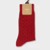 Red And Navy Polkadot Socks