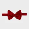 Red Silk Bow Tie