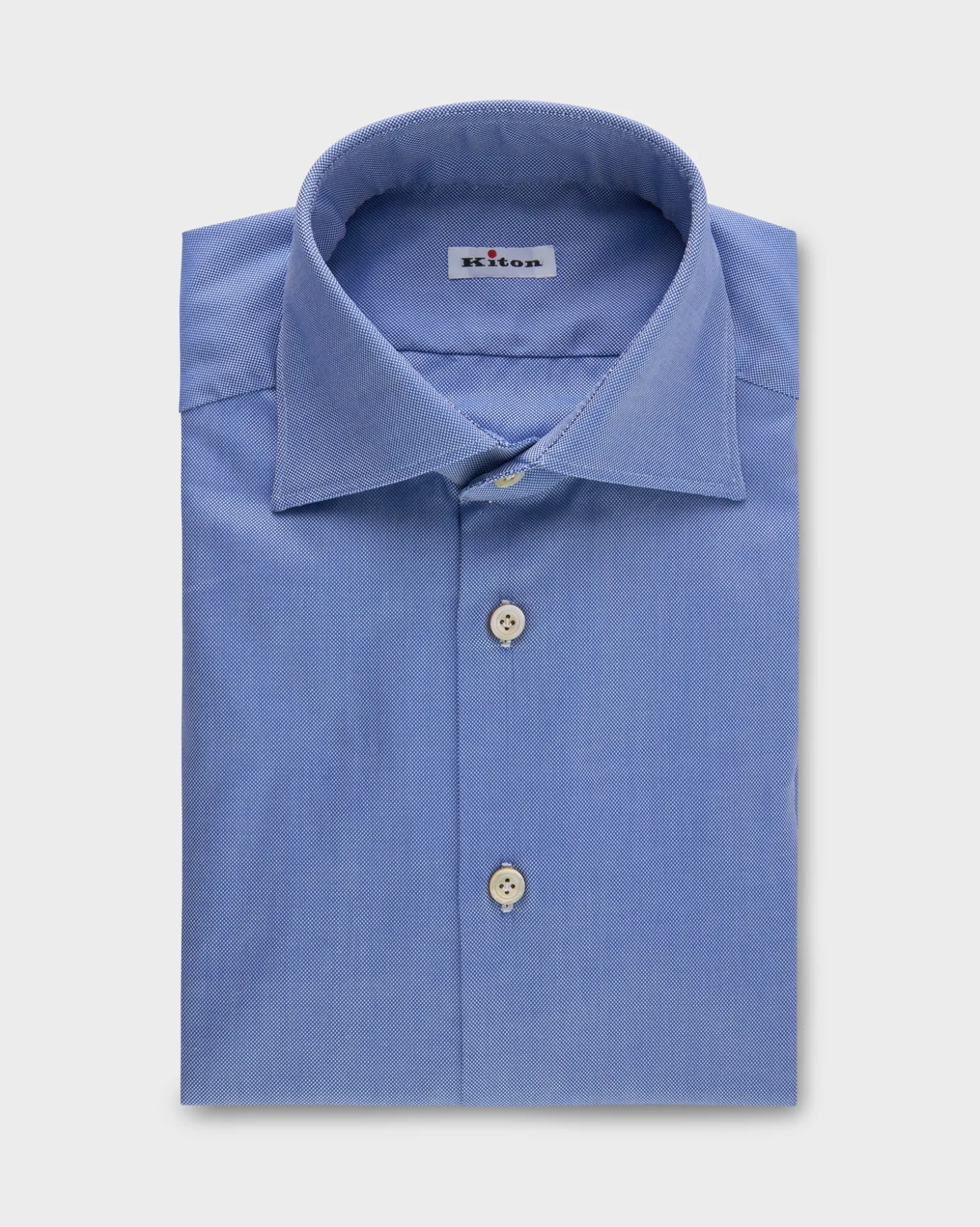 Royal Blue Oxford Weave Cotton Shirt