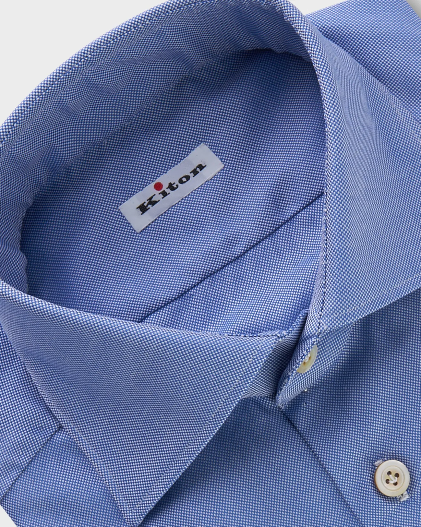 Royal Blue Oxford Weave Cotton Shirt
