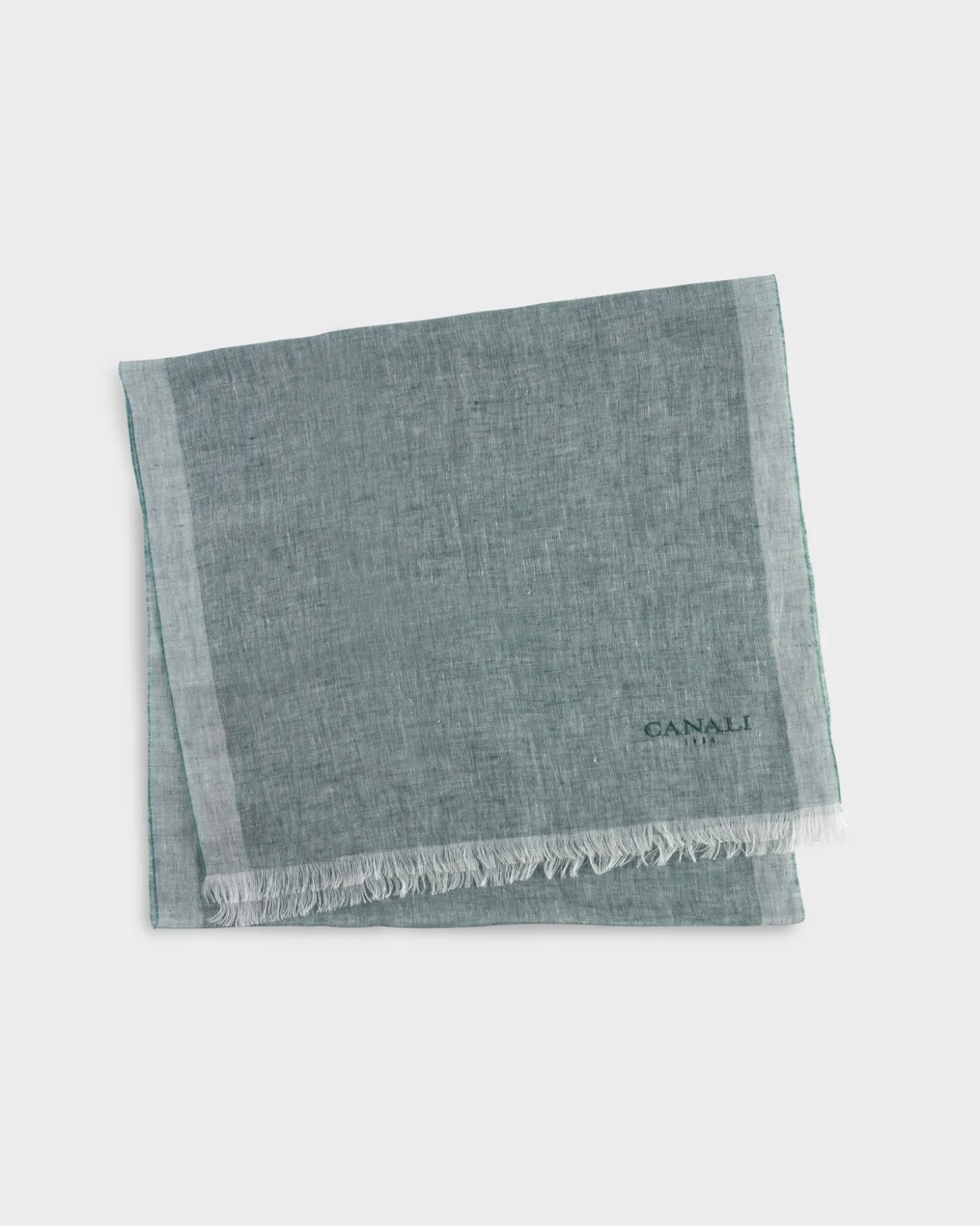 Sage Green Linen Scarf