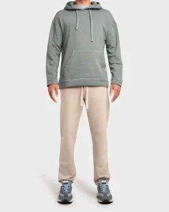 Sea Green Cotton Fleece Hoodie