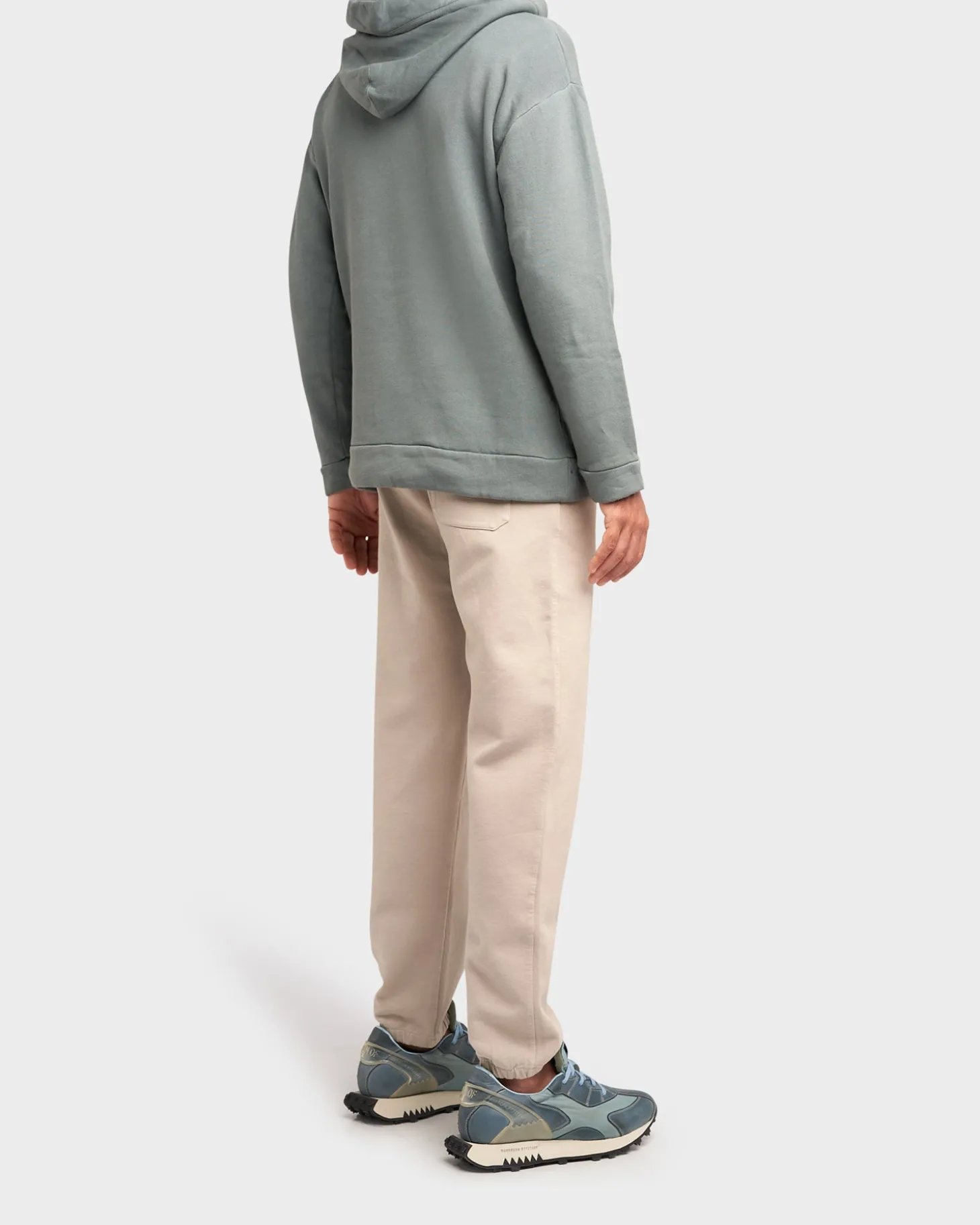 Sea Green Cotton Fleece Hoodie