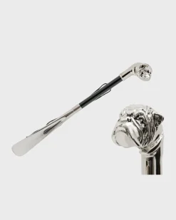 Silver Bulldog Shoe Horn