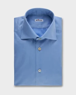 Sky Blue Fine Twill Cotton Shirt