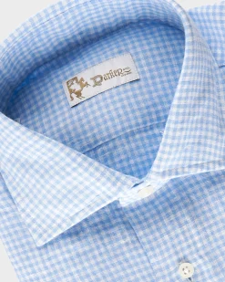 Sky Blue Gingham Shirt