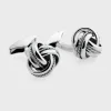 Sterling Silver Royal Cable Knot Cufflinks