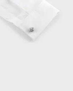 Sterling Silver Royal Cable Knot Cufflinks