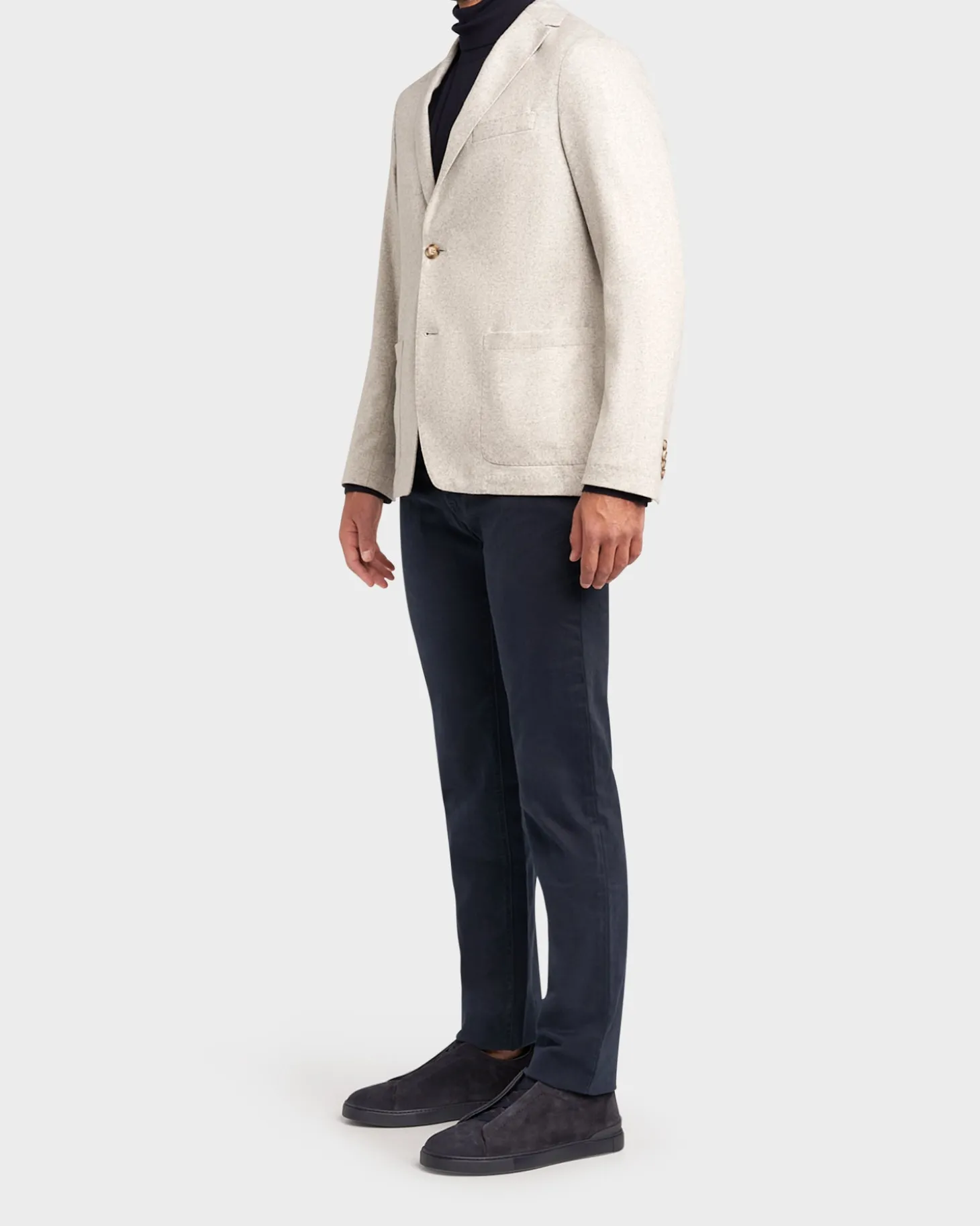 Stone Cashmere Jersey Sports Jacket