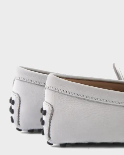 Stone Grey Gommino Nubuck Driving Shoes