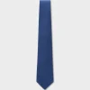 Textured Blue Silk Tie