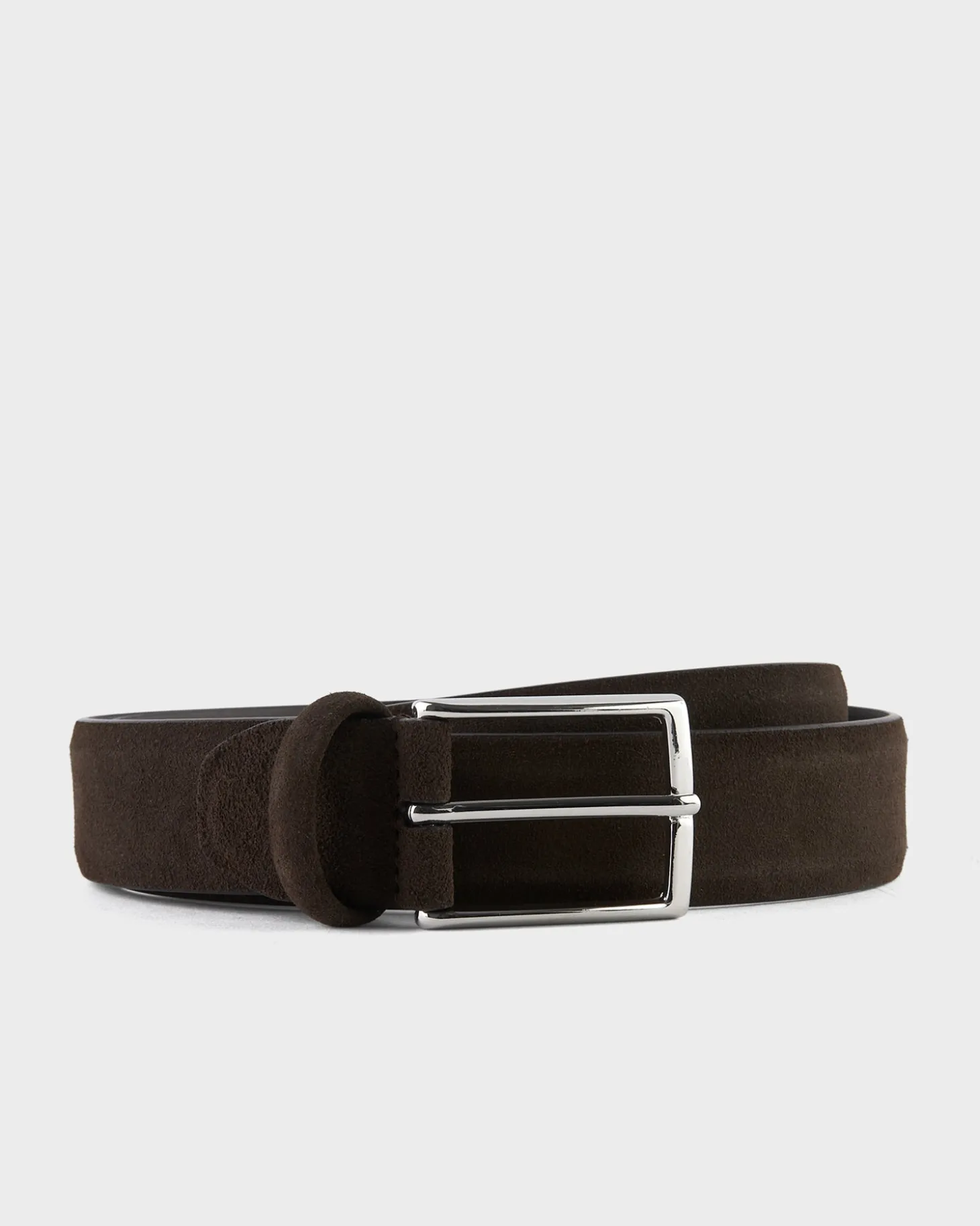 Tobacco Brown Suede Belt