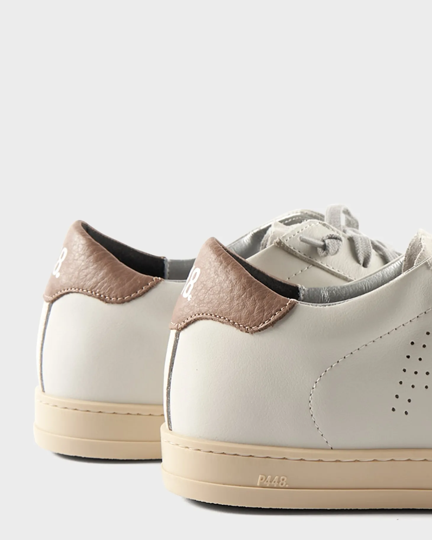 White And Mud John Sneakers