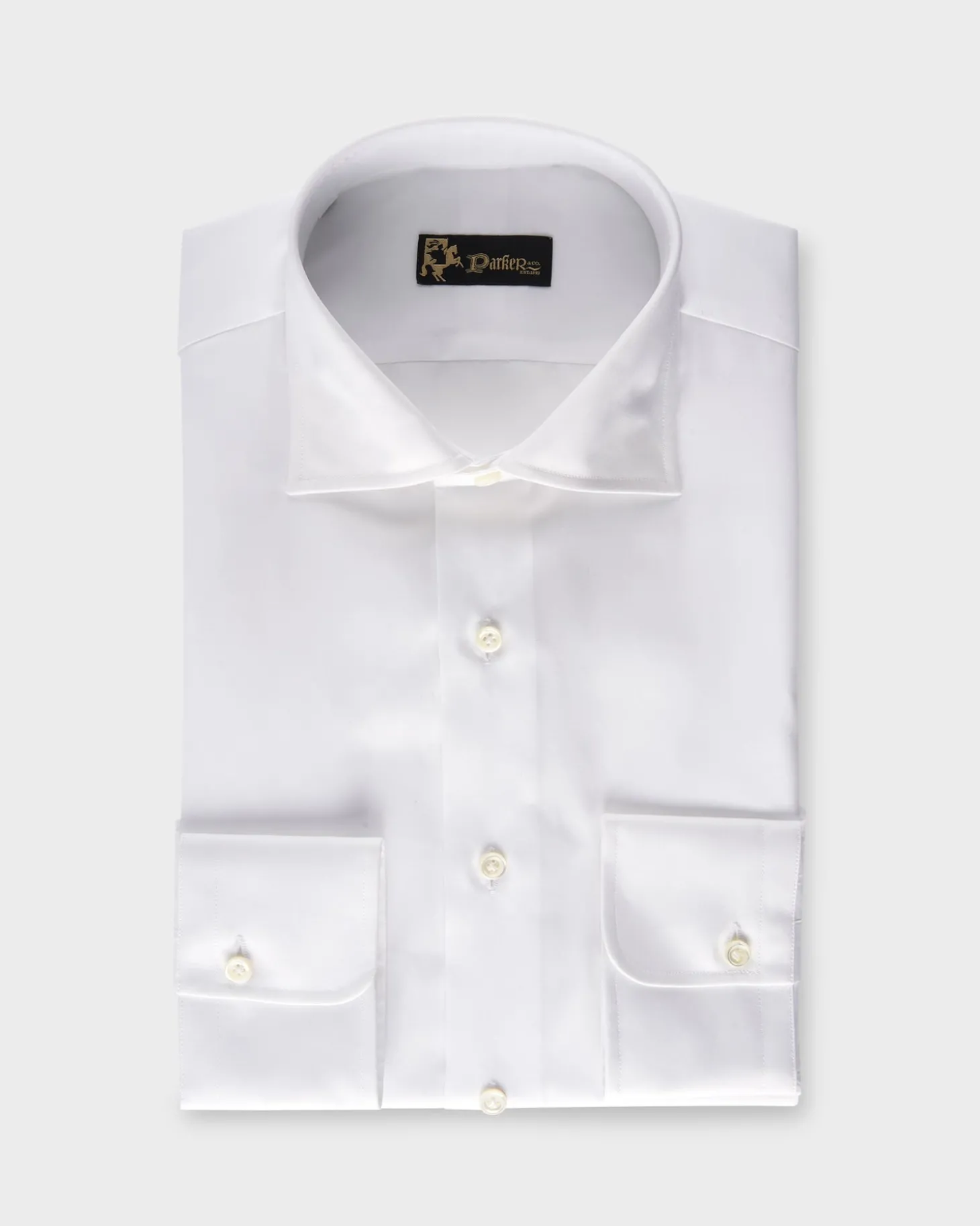 White Cotton Business Shirt