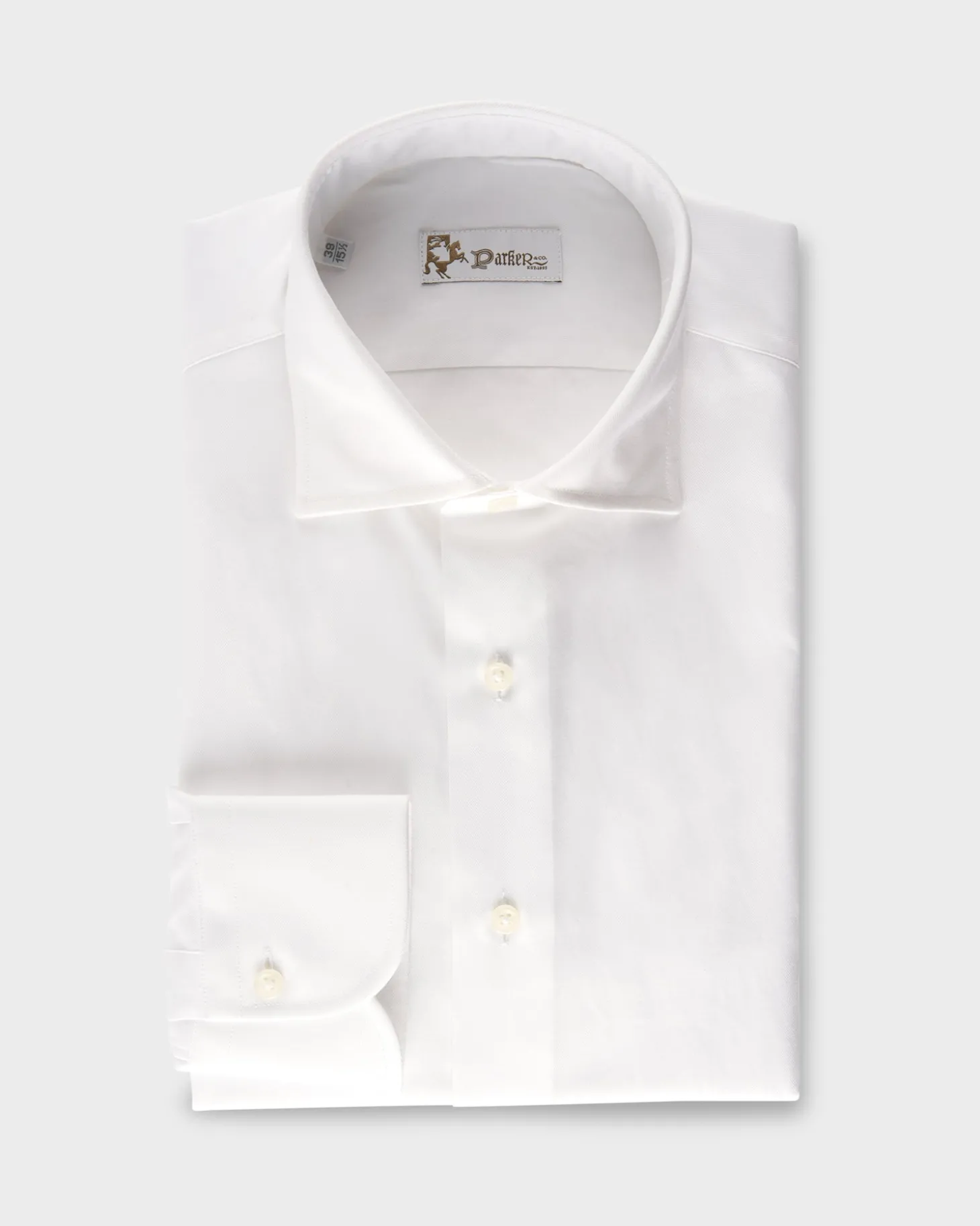 White Cotton Business Shirt