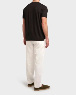 White Cotton Chinos