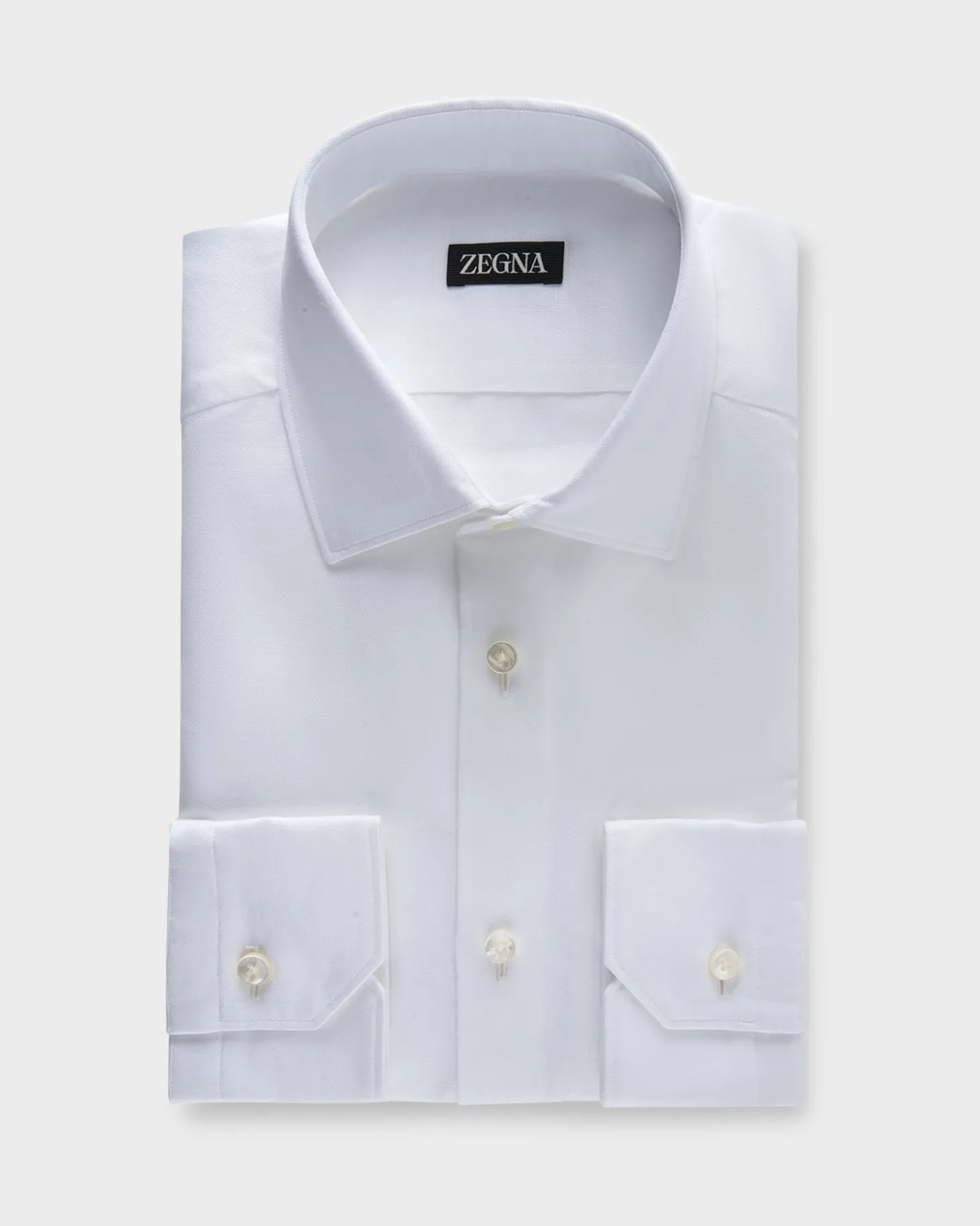 White Cotton Linen Shirt