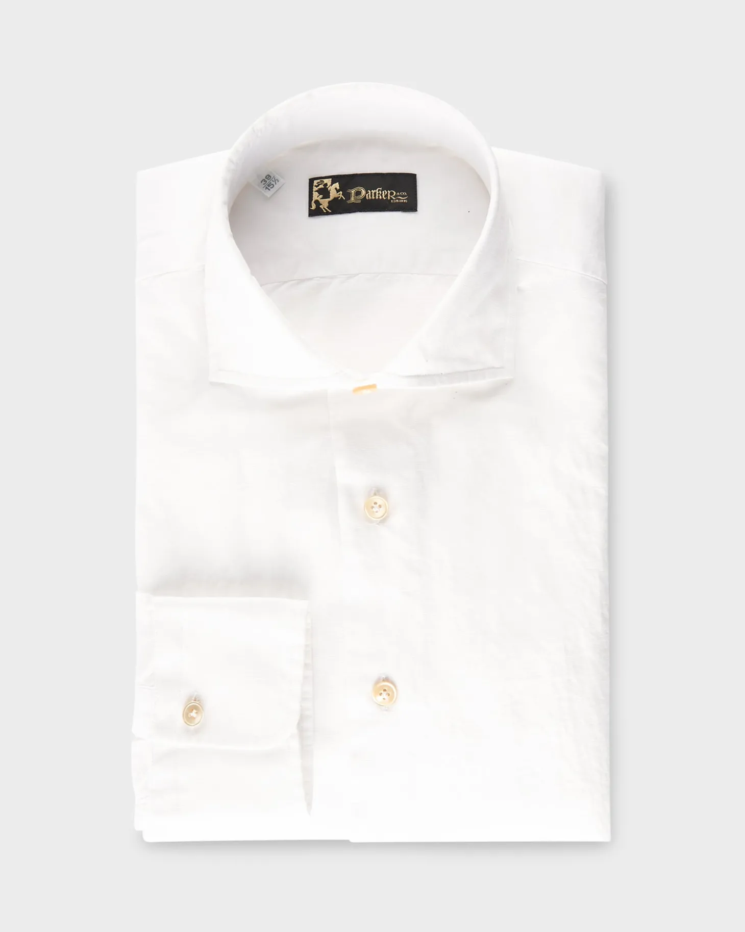 White Cotton Linen Shirt