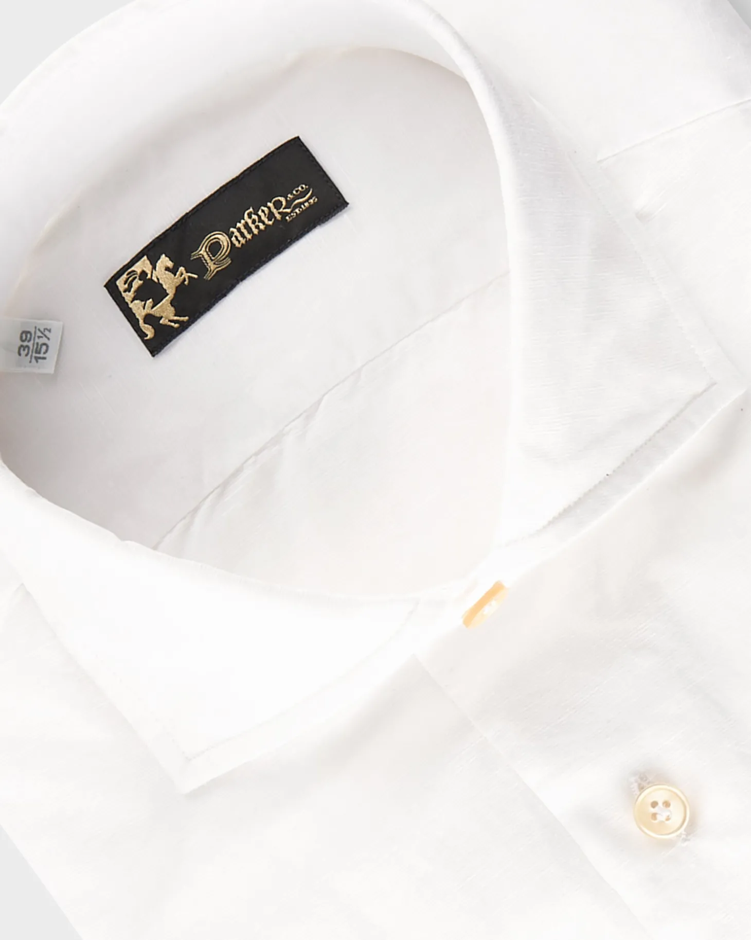 White Cotton Linen Shirt