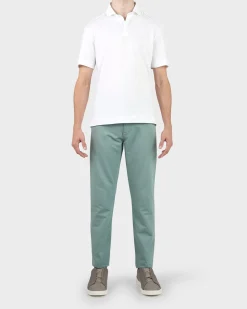 White Cotton Polo Shirt
