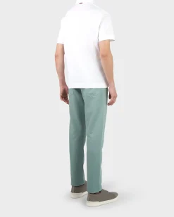 White Cotton Polo Shirt