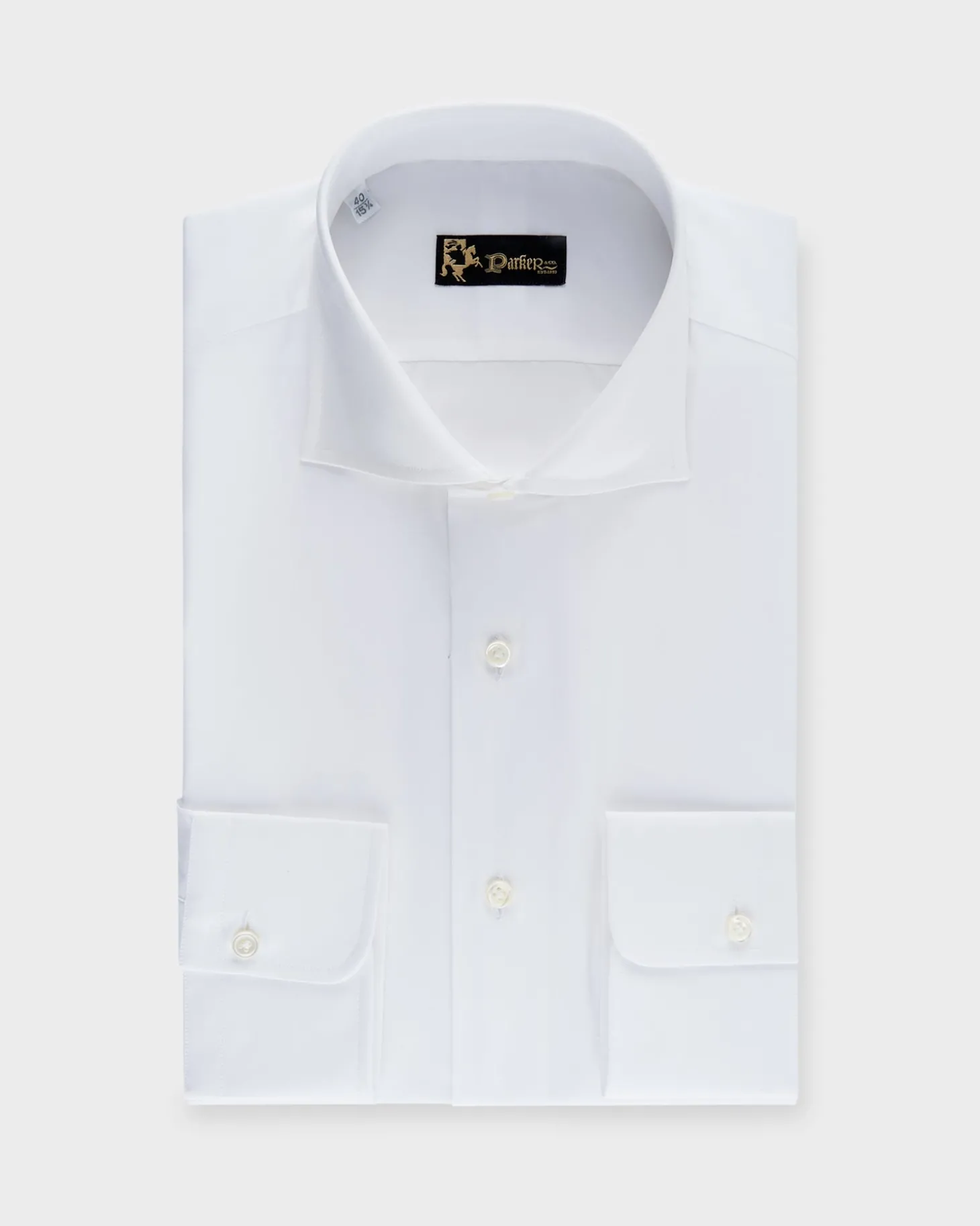 White Cotton Poplin Shirt