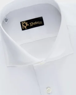 White Cotton Poplin Shirt