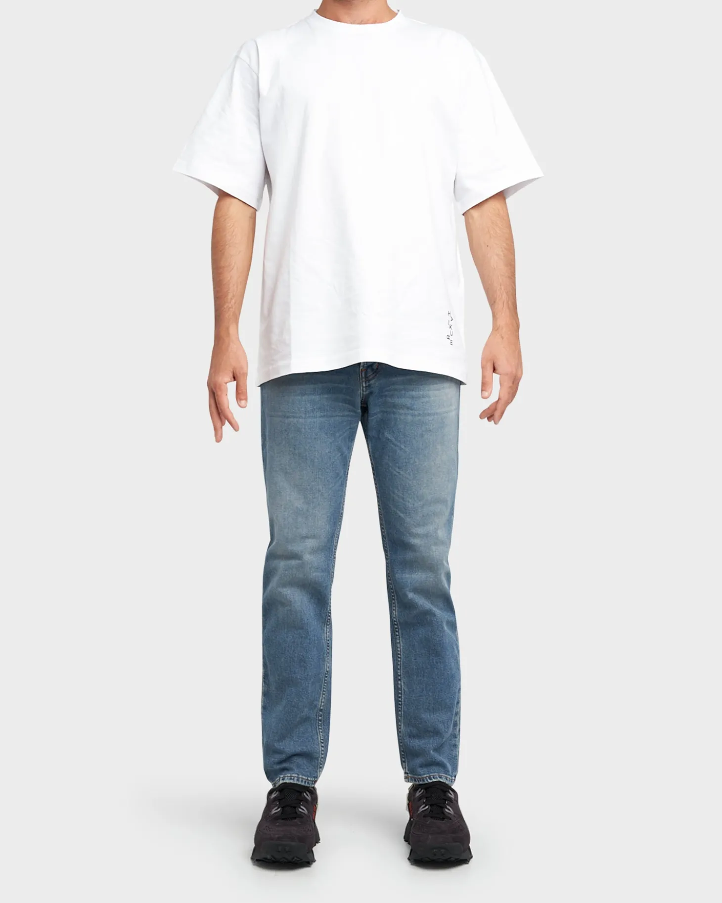 White Cotton Ronnie T-Shirt